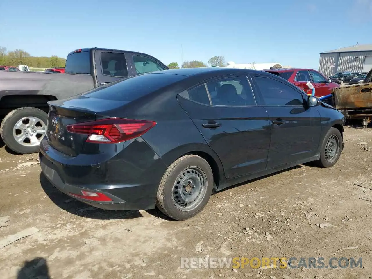 3 fotografías del automóvil dañado 5NPD74LF0KH445851 HYUNDAI ELANTRA 2019