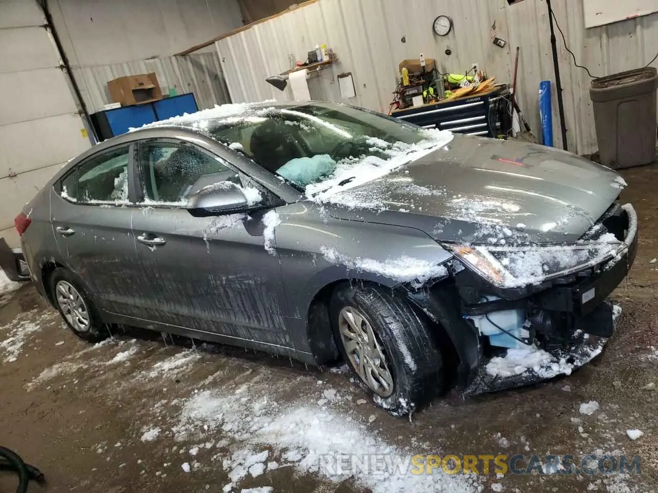 4 fotografías del automóvil dañado 5NPD74LF0KH456865 HYUNDAI ELANTRA 2019