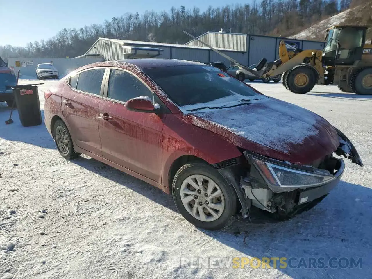 4 fotografías del automóvil dañado 5NPD74LF0KH459880 HYUNDAI ELANTRA 2019
