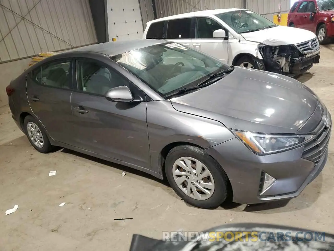 4 fotografías del automóvil dañado 5NPD74LF1KH496680 HYUNDAI ELANTRA 2019