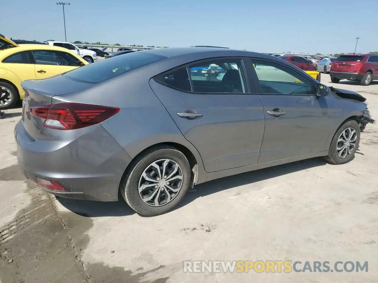 3 fotografías del automóvil dañado 5NPD74LF2KH411068 HYUNDAI ELANTRA 2019