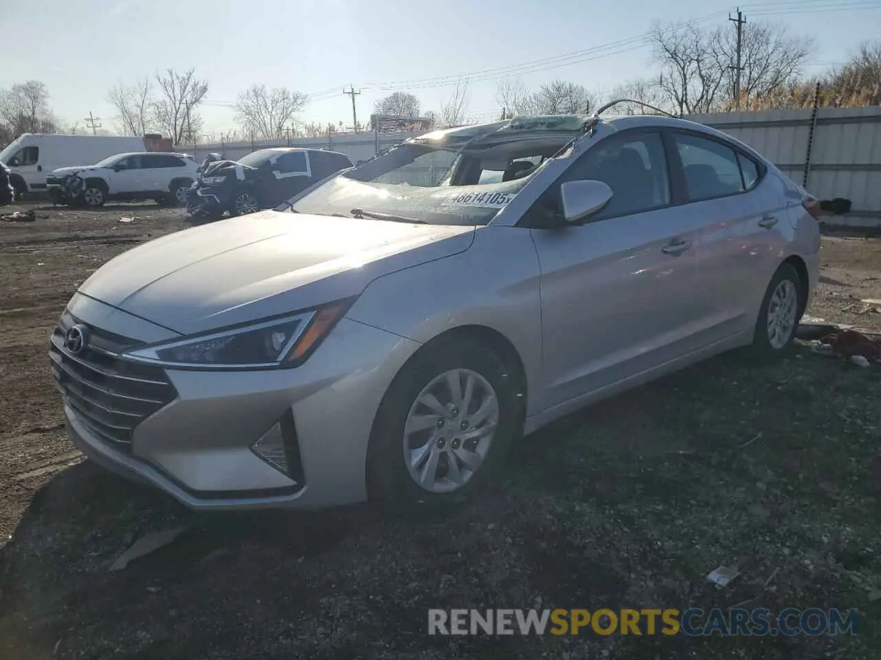 1 fotografías del automóvil dañado 5NPD74LF2KH433104 HYUNDAI ELANTRA 2019