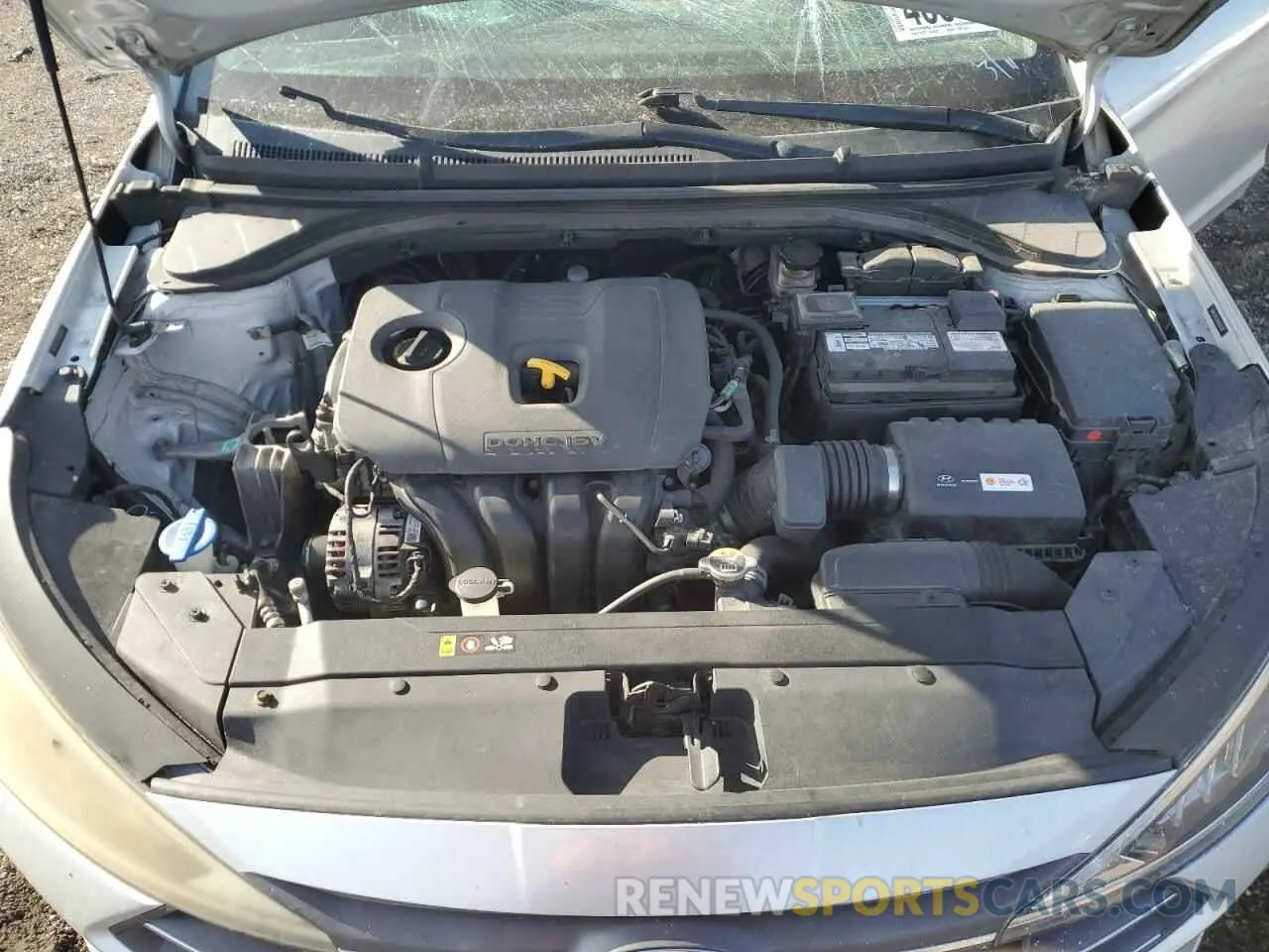 12 fotografías del automóvil dañado 5NPD74LF2KH433104 HYUNDAI ELANTRA 2019