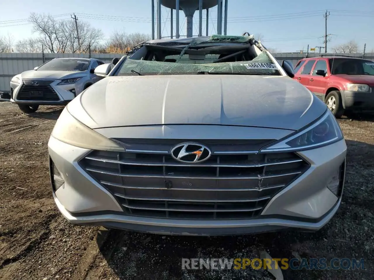 5 fotografías del automóvil dañado 5NPD74LF2KH433104 HYUNDAI ELANTRA 2019