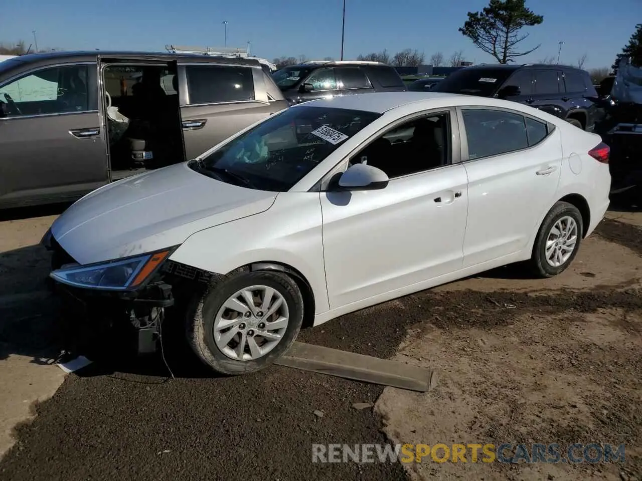 1 fotografías del automóvil dañado 5NPD74LF2KH440358 HYUNDAI ELANTRA 2019