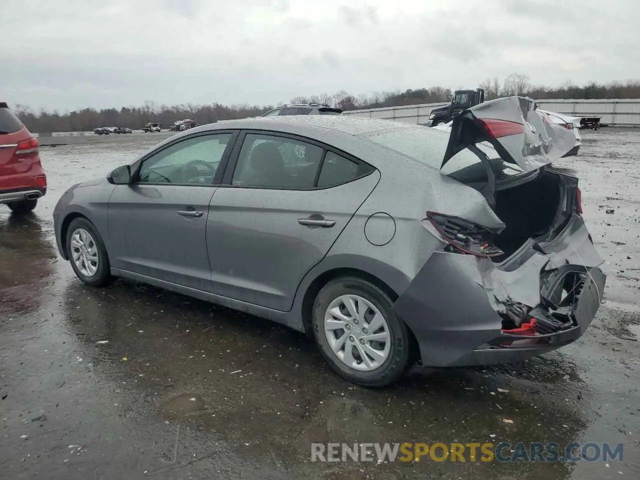 2 fotografías del automóvil dañado 5NPD74LF2KH460447 HYUNDAI ELANTRA 2019