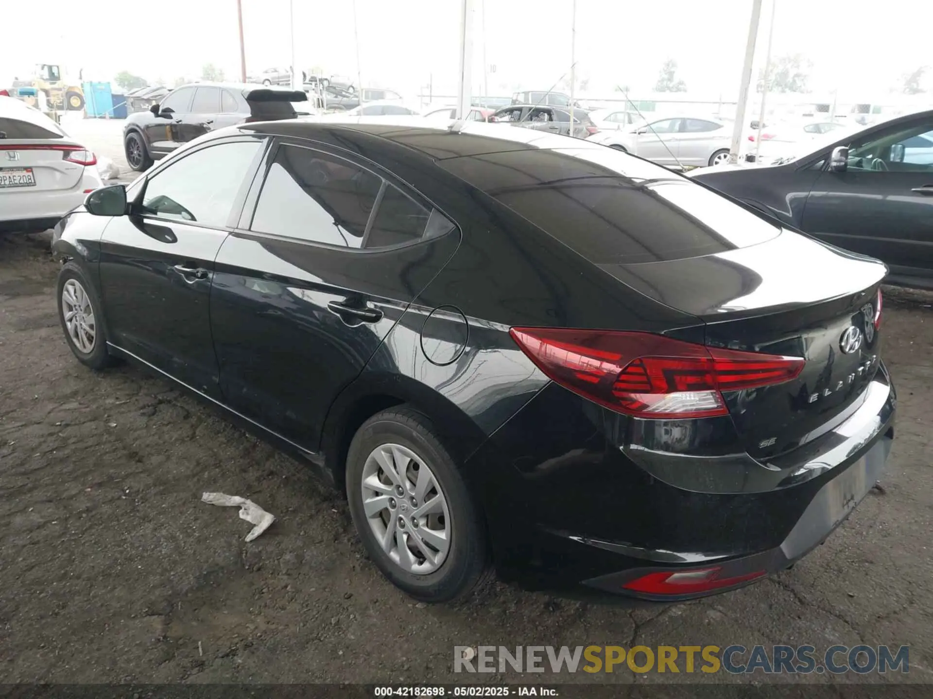 3 fotografías del automóvil dañado 5NPD74LF2KH487647 HYUNDAI ELANTRA 2019