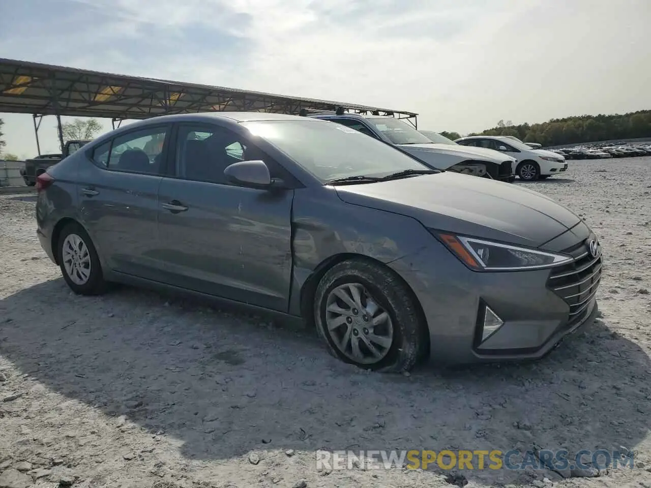 4 fotografías del automóvil dañado 5NPD74LF2KH490371 HYUNDAI ELANTRA 2019