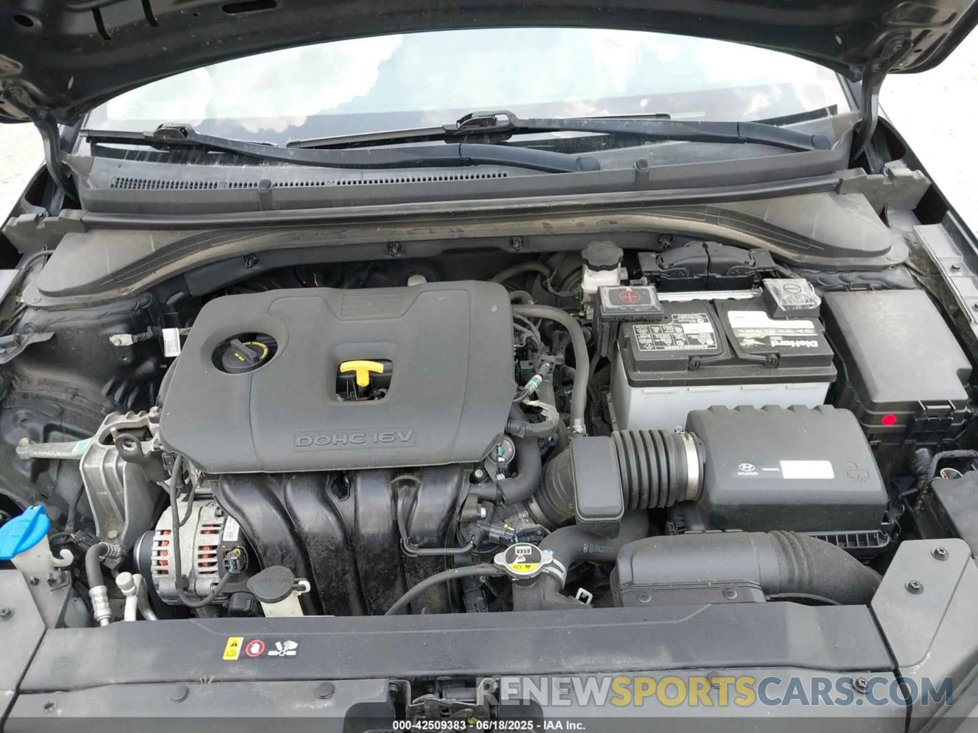 10 fotografías del automóvil dañado 5NPD74LF2KH490855 HYUNDAI ELANTRA 2019