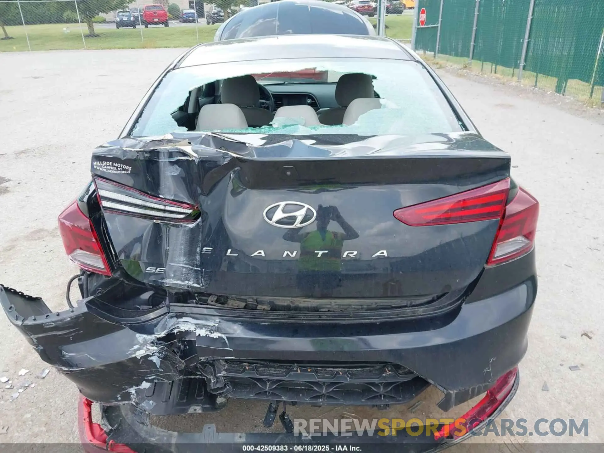 6 fotografías del automóvil dañado 5NPD74LF2KH490855 HYUNDAI ELANTRA 2019