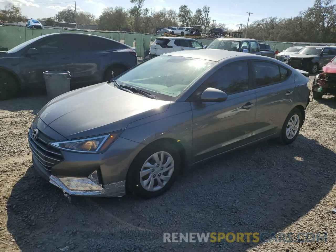 1 fotografías del automóvil dañado 5NPD74LF2KH496669 HYUNDAI ELANTRA 2019