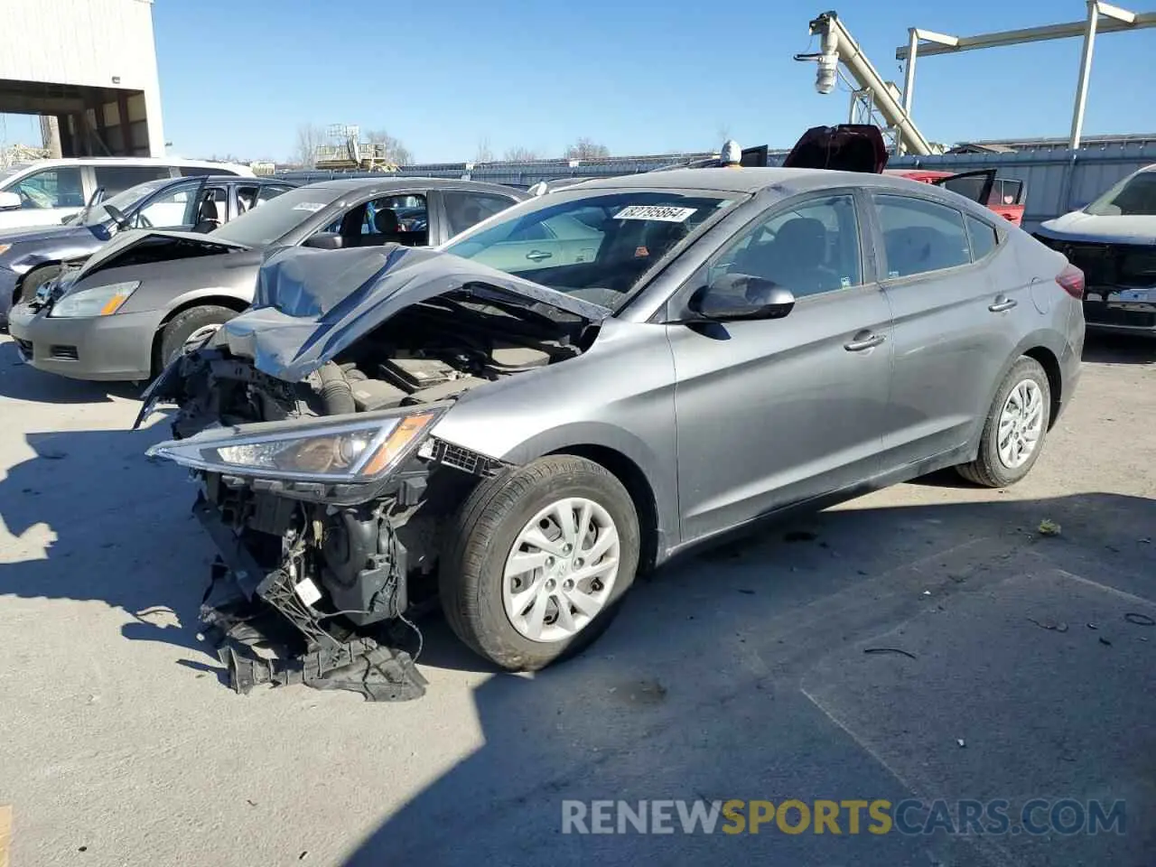 1 fotografías del automóvil dañado 5NPD74LF3KH453538 HYUNDAI ELANTRA 2019