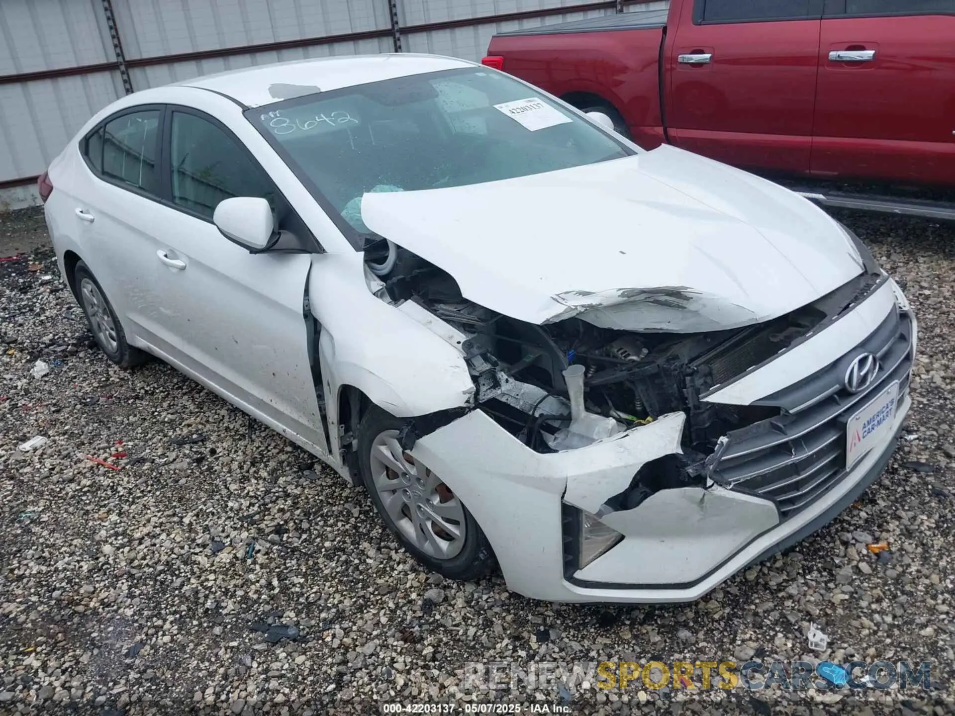 1 fotografías del automóvil dañado 5NPD74LF3KH467486 HYUNDAI ELANTRA 2019