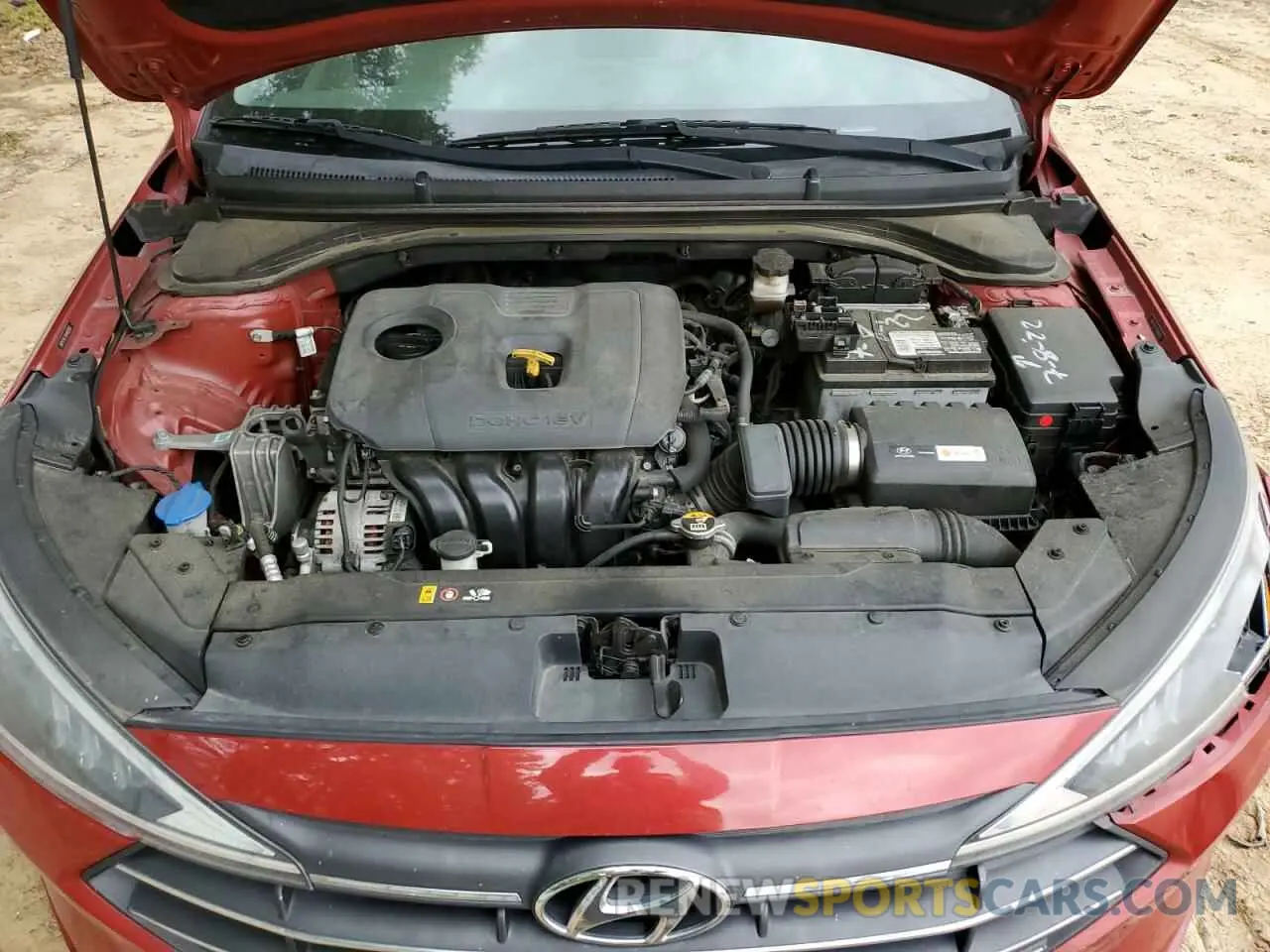 12 fotografías del automóvil dañado 5NPD74LF3KH468203 HYUNDAI ELANTRA 2019