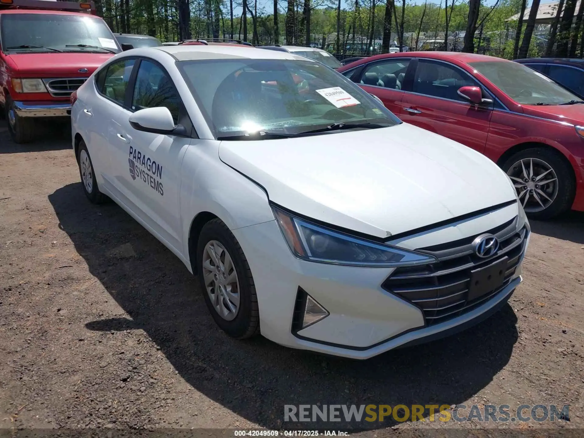 1 fotografías del automóvil dañado 5NPD74LF3KH487348 HYUNDAI ELANTRA 2019