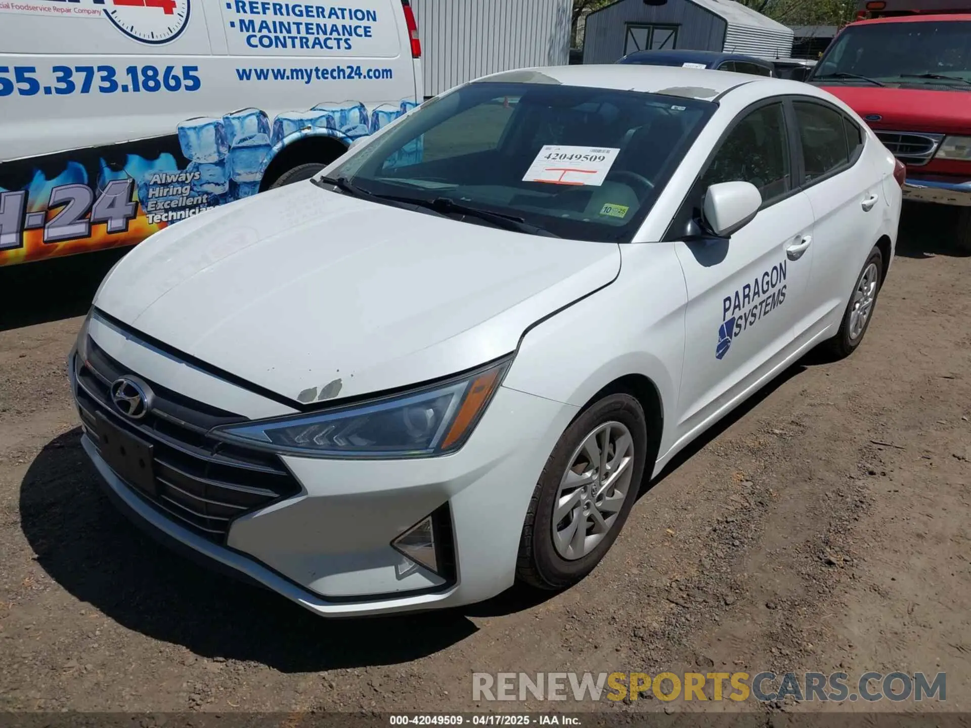 2 fotografías del automóvil dañado 5NPD74LF3KH487348 HYUNDAI ELANTRA 2019