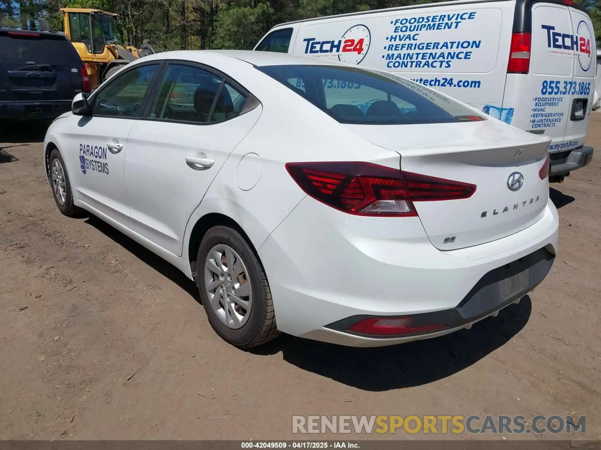 3 fotografías del automóvil dañado 5NPD74LF3KH487348 HYUNDAI ELANTRA 2019