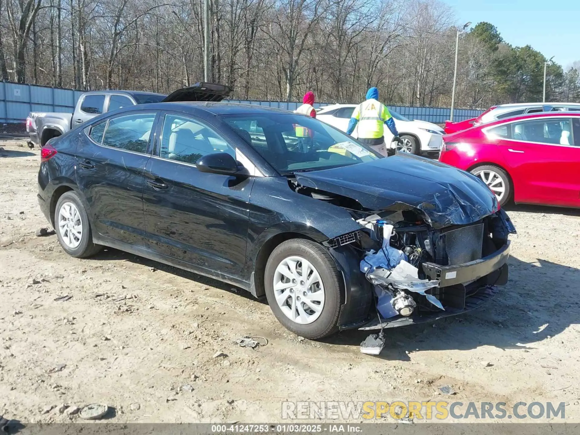 1 fotografías del automóvil dañado 5NPD74LF3KH489326 HYUNDAI ELANTRA 2019