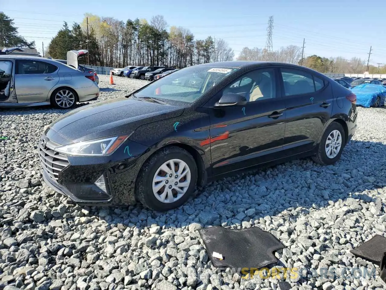 1 fotografías del automóvil dañado 5NPD74LF3KH494591 HYUNDAI ELANTRA 2019