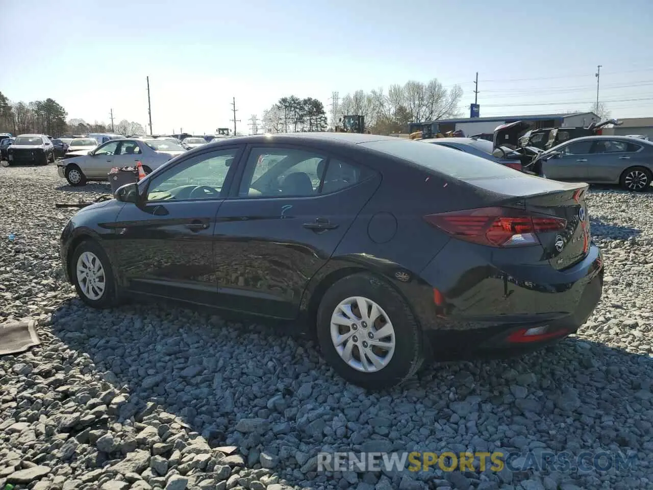 2 fotografías del automóvil dañado 5NPD74LF3KH494591 HYUNDAI ELANTRA 2019