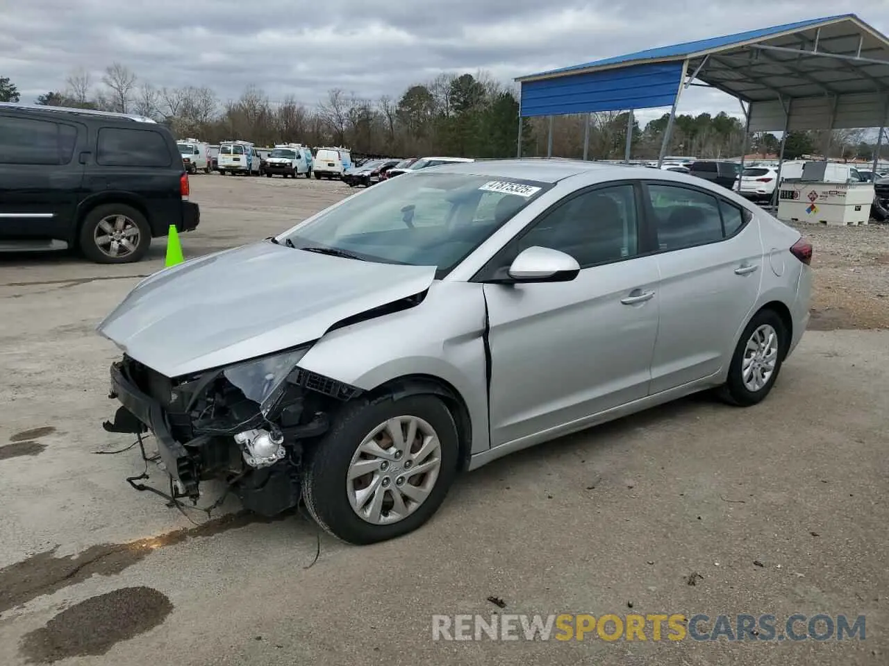1 fotografías del automóvil dañado 5NPD74LF4KH422461 HYUNDAI ELANTRA 2019