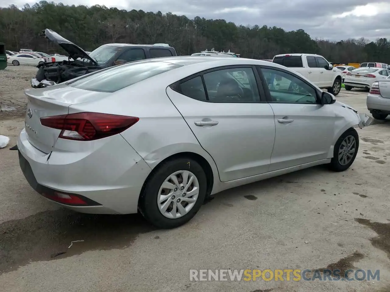 3 fotografías del automóvil dañado 5NPD74LF4KH422461 HYUNDAI ELANTRA 2019