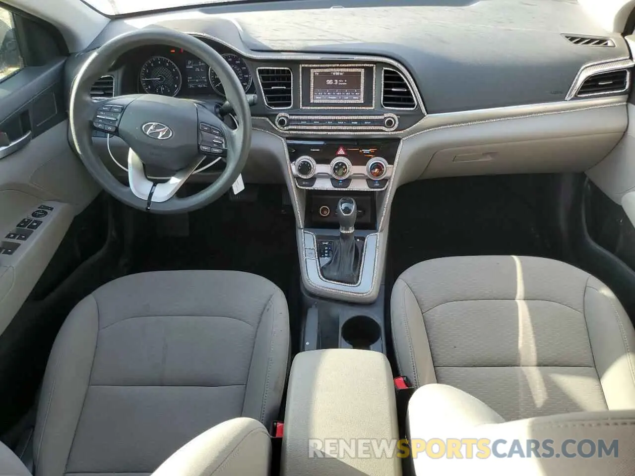 8 fotografías del automóvil dañado 5NPD74LF4KH440734 HYUNDAI ELANTRA 2019