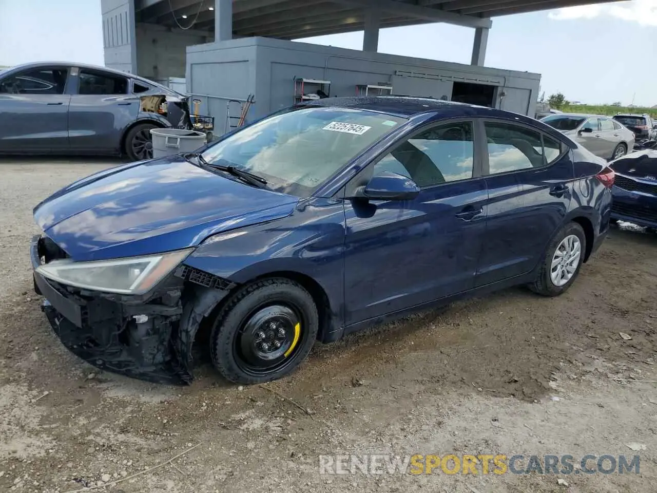1 fotografías del automóvil dañado 5NPD74LF4KH442418 HYUNDAI ELANTRA 2019