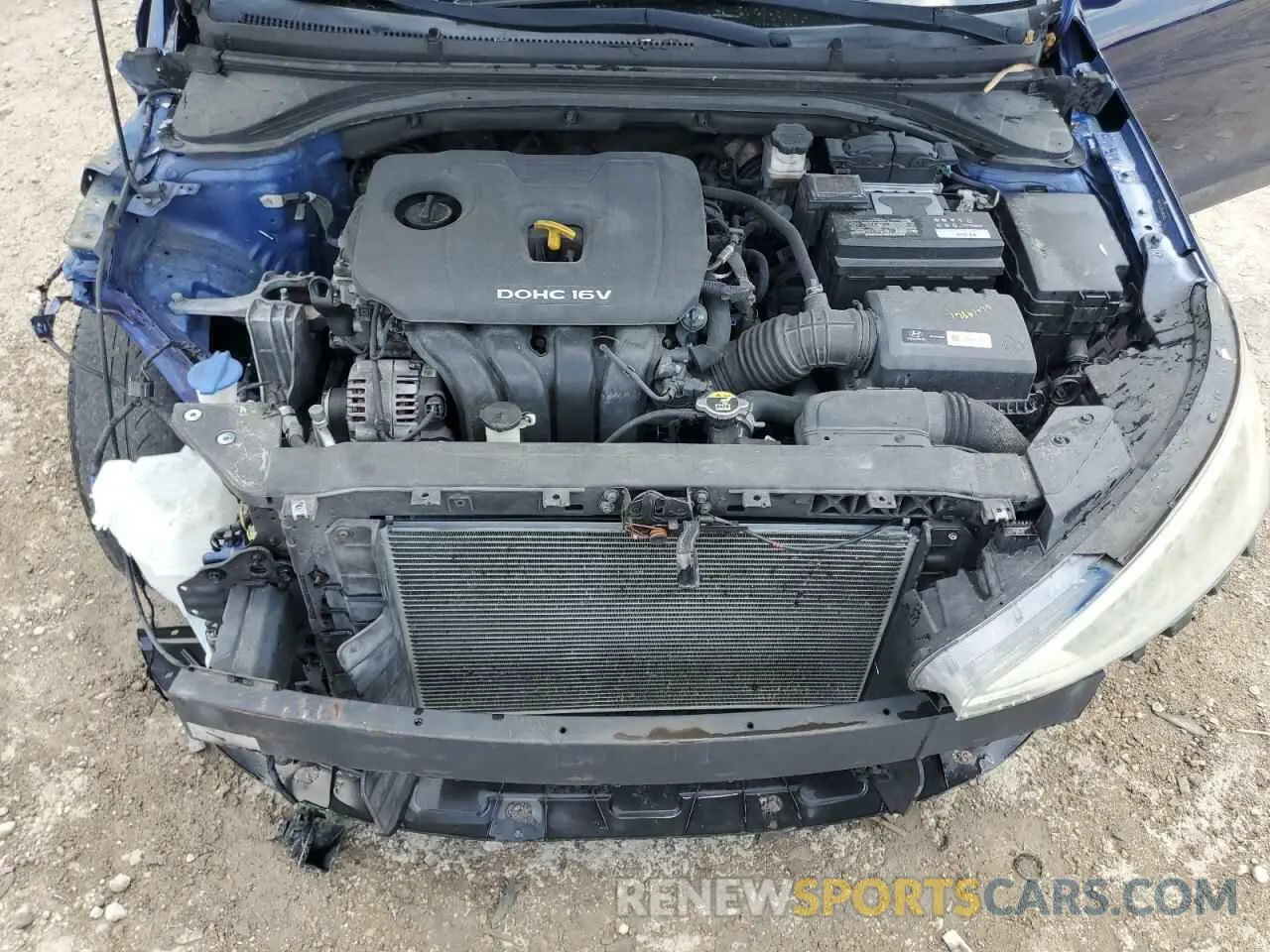 11 fotografías del automóvil dañado 5NPD74LF4KH442418 HYUNDAI ELANTRA 2019