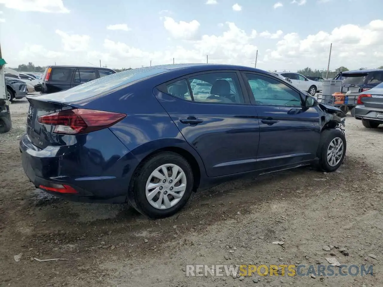 3 fotografías del automóvil dañado 5NPD74LF4KH442418 HYUNDAI ELANTRA 2019