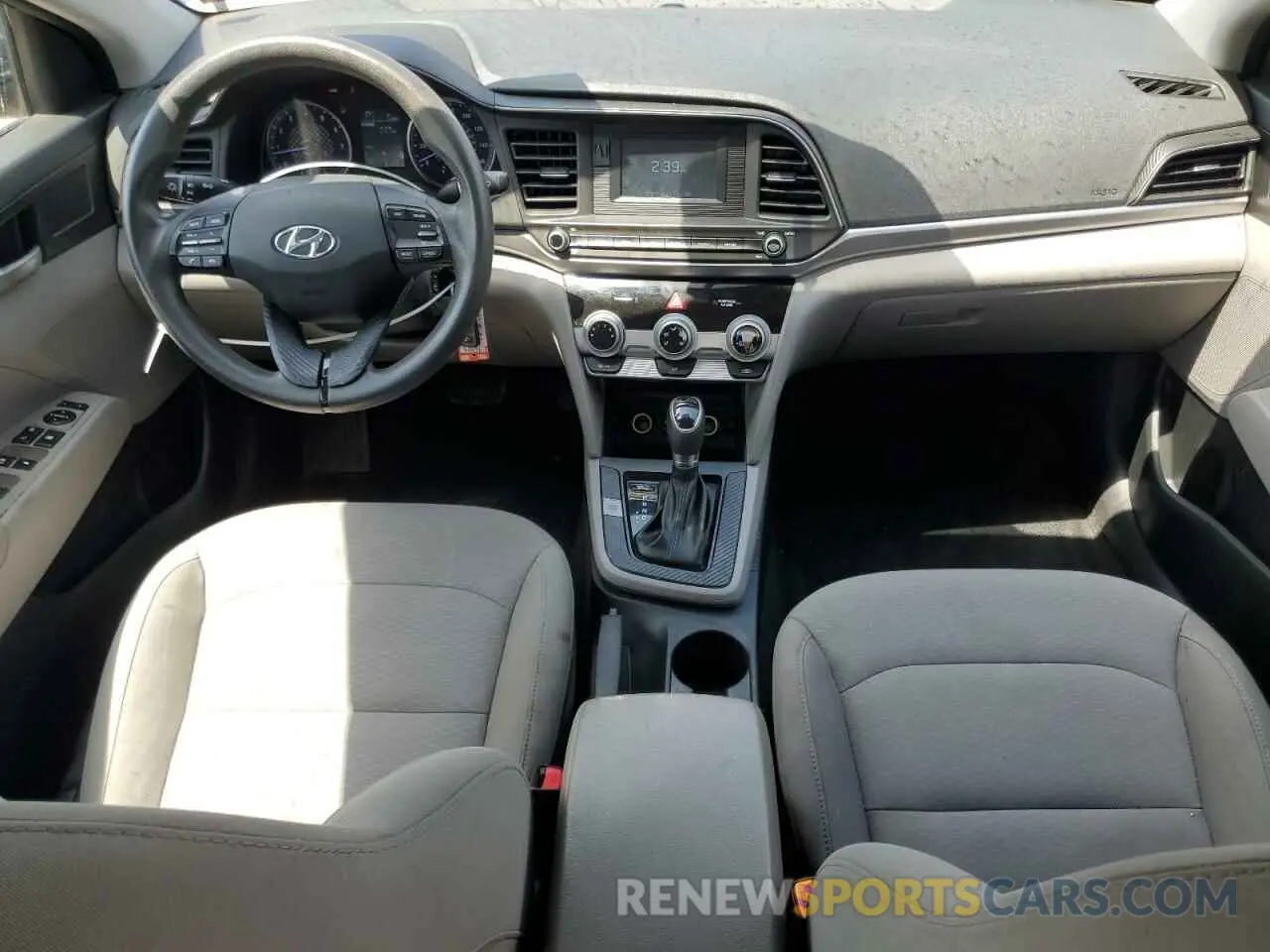 8 fotografías del automóvil dañado 5NPD74LF4KH442418 HYUNDAI ELANTRA 2019