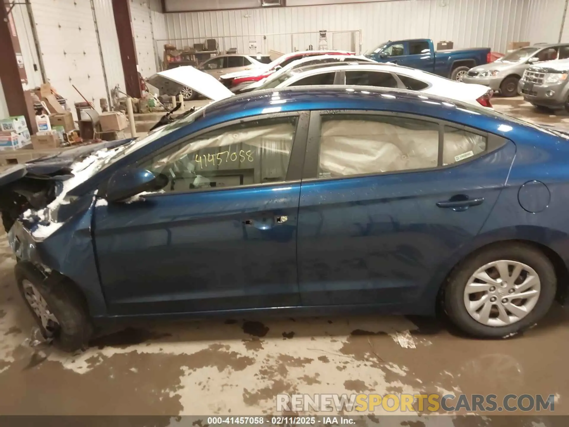14 fotografías del automóvil dañado 5NPD74LF4KH448588 HYUNDAI ELANTRA 2019