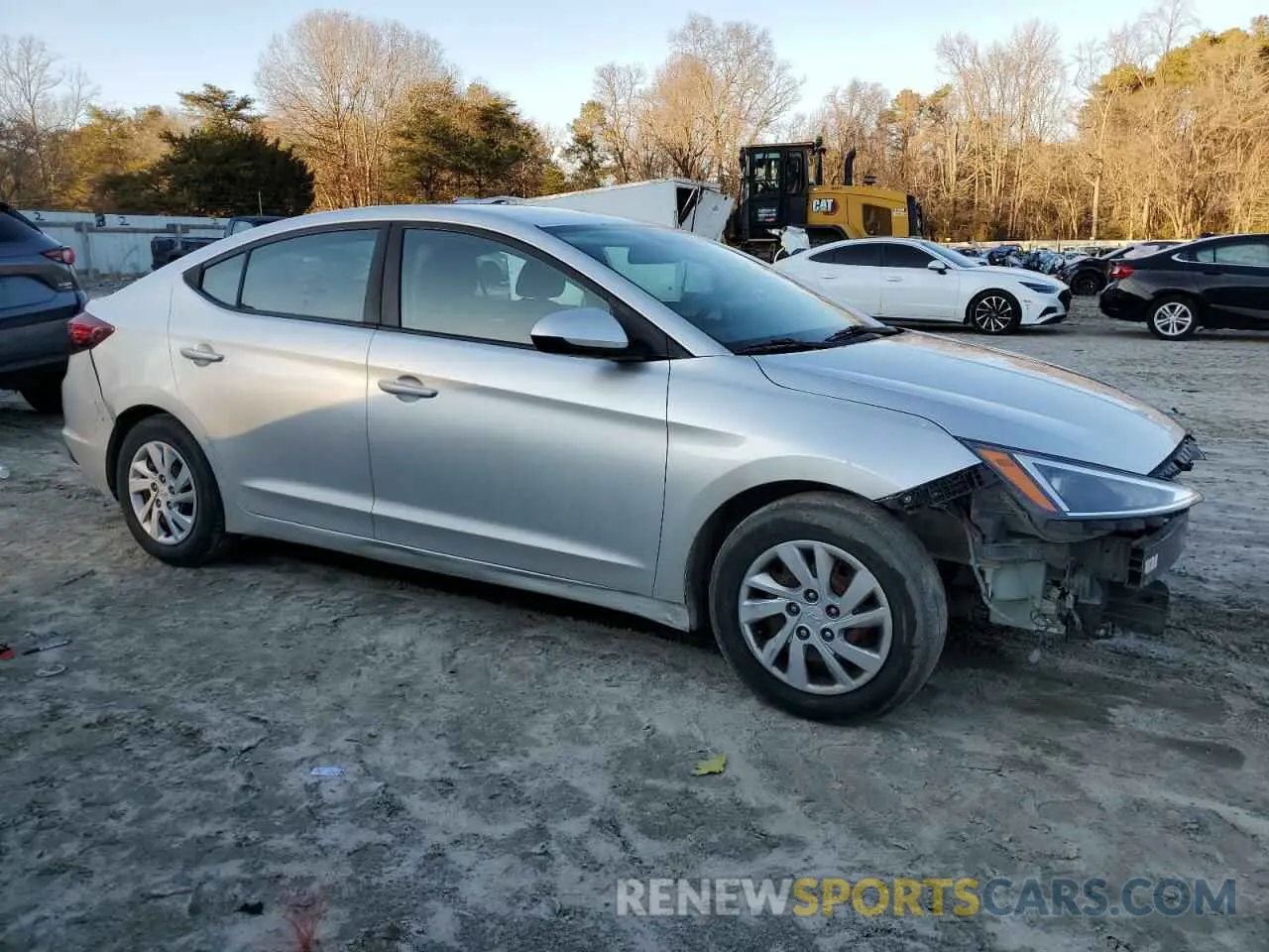 4 fotografías del automóvil dañado 5NPD74LF4KH461745 HYUNDAI ELANTRA 2019