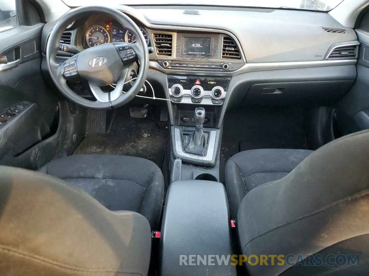 8 fotografías del automóvil dañado 5NPD74LF4KH461745 HYUNDAI ELANTRA 2019
