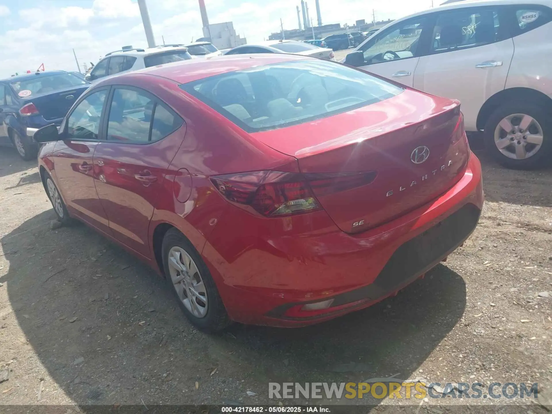 3 fotografías del automóvil dañado 5NPD74LF4KH473801 HYUNDAI ELANTRA 2019