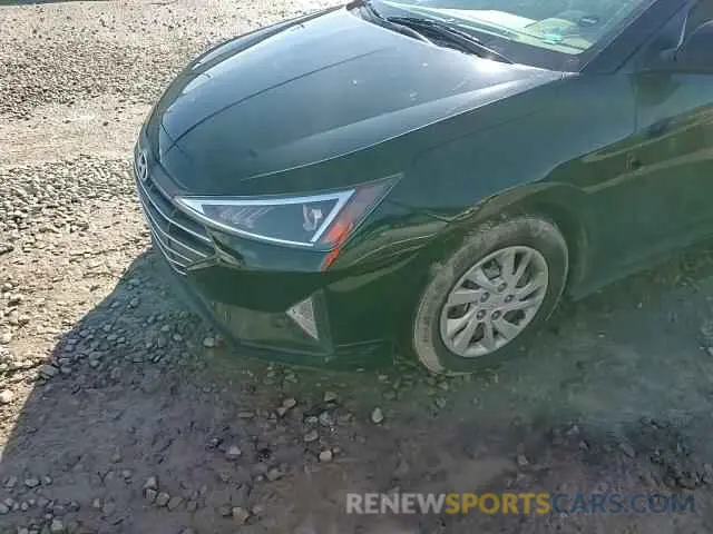 11 fotografías del automóvil dañado 5NPD74LF4KH493868 HYUNDAI ELANTRA 2019