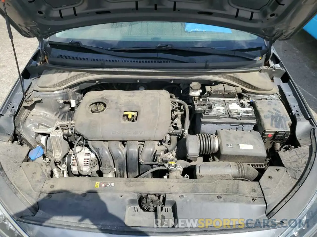 11 fotografías del automóvil dañado 5NPD74LF4KH497483 HYUNDAI ELANTRA 2019