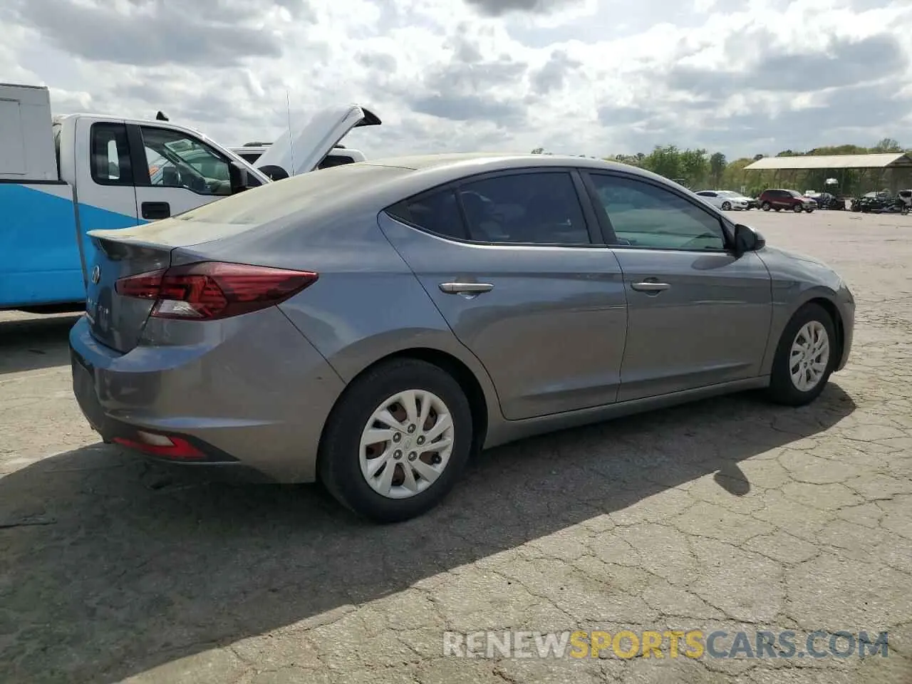 3 fotografías del automóvil dañado 5NPD74LF4KH497483 HYUNDAI ELANTRA 2019