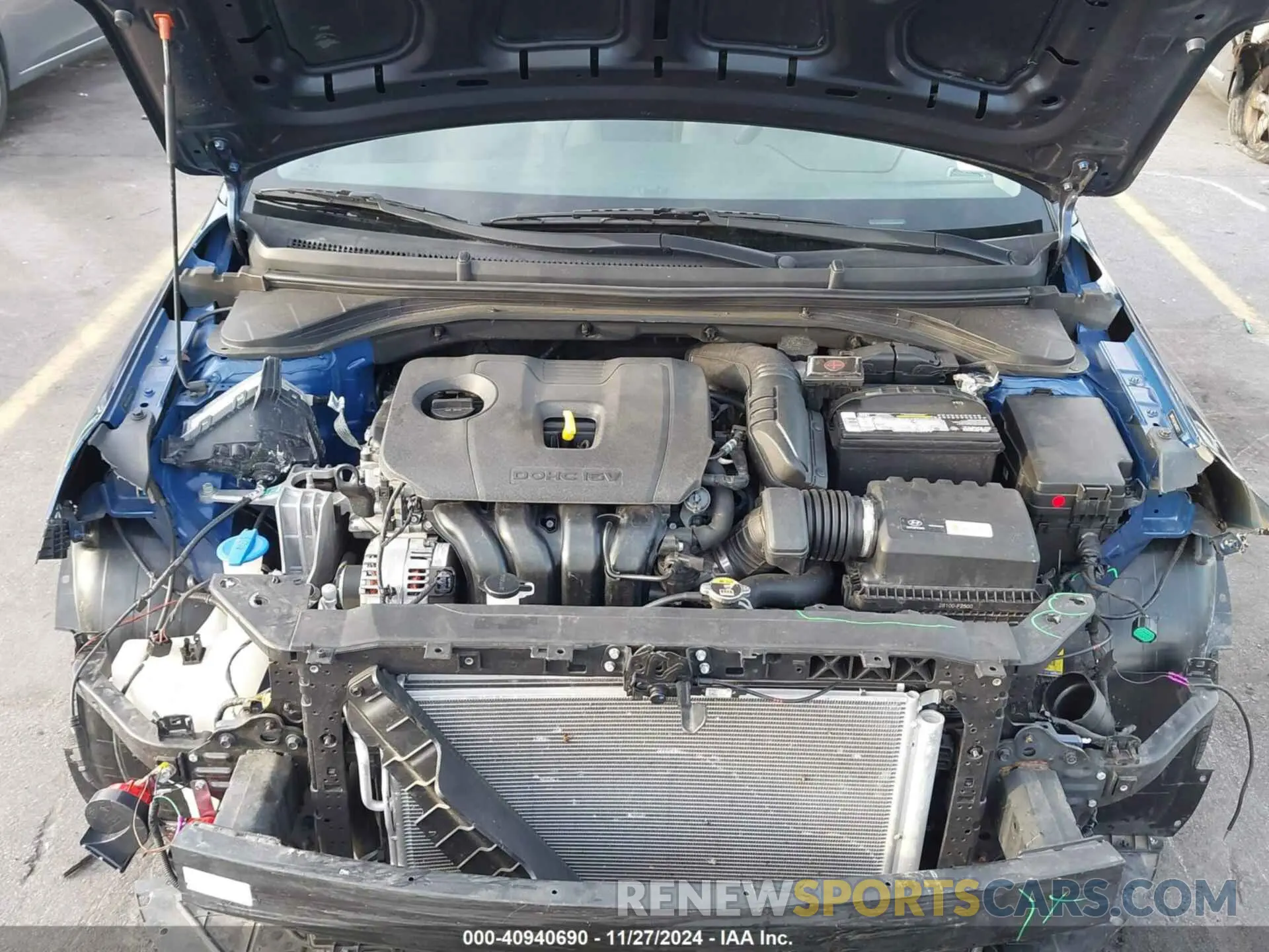 10 fotografías del automóvil dañado 5NPD74LF5KH410173 HYUNDAI ELANTRA 2019