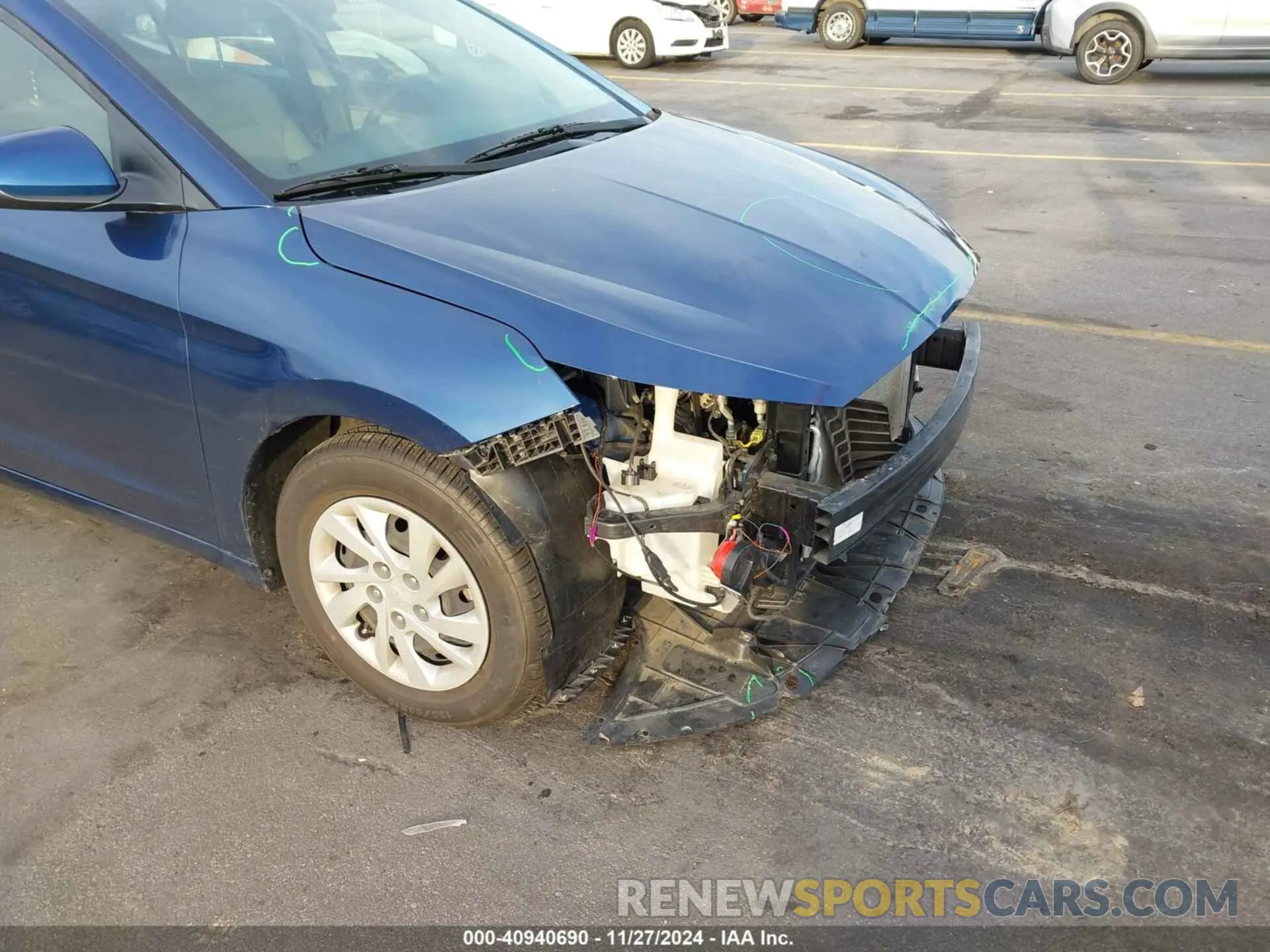 19 fotografías del automóvil dañado 5NPD74LF5KH410173 HYUNDAI ELANTRA 2019