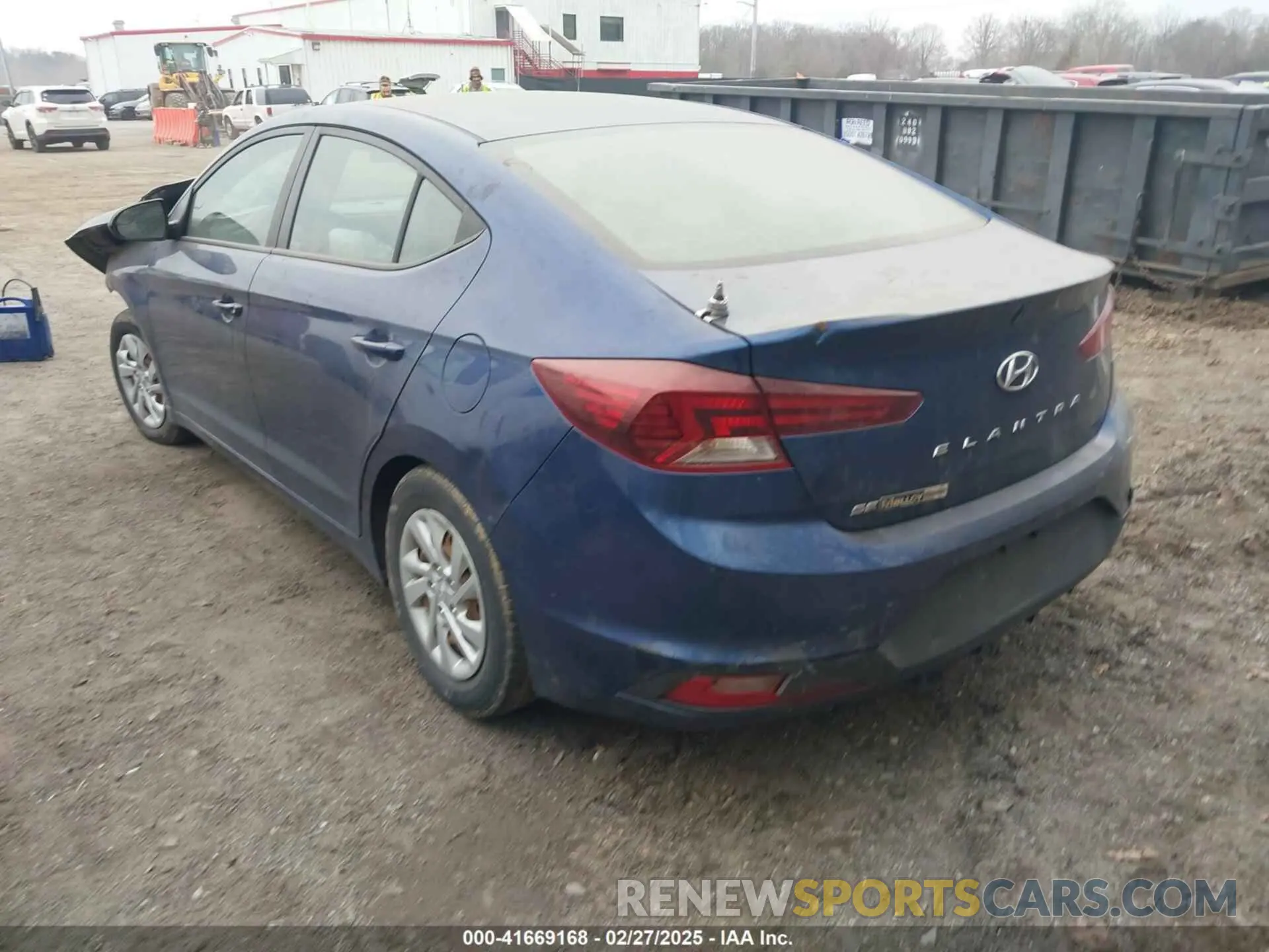 3 fotografías del automóvil dañado 5NPD74LF5KH427619 HYUNDAI ELANTRA 2019