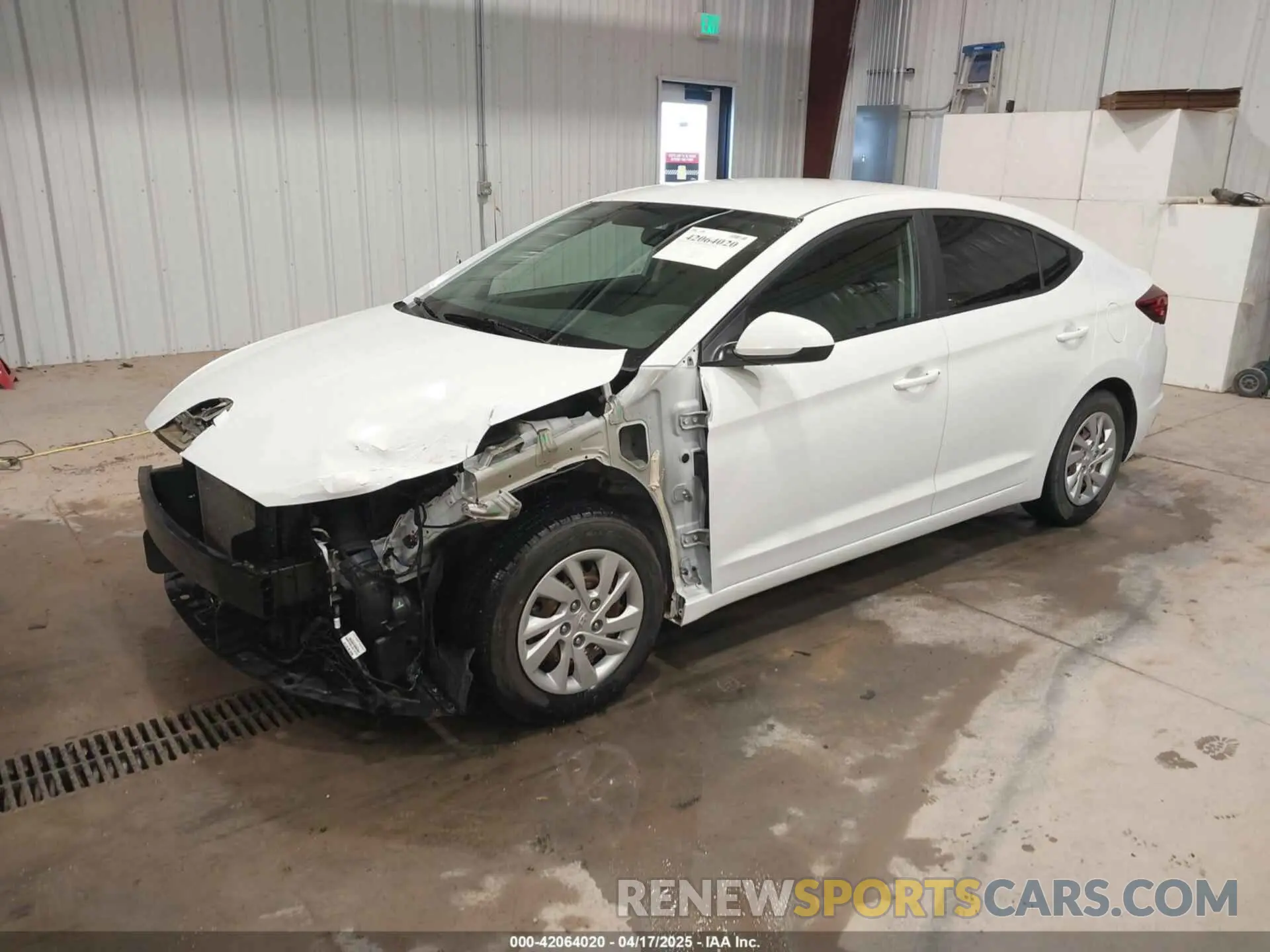 2 fotografías del automóvil dañado 5NPD74LF5KH437406 HYUNDAI ELANTRA 2019