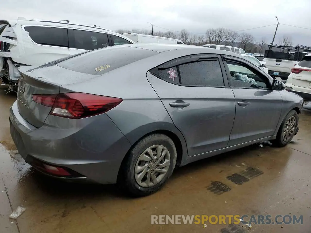 3 fotografías del automóvil dañado 5NPD74LF5KH457803 HYUNDAI ELANTRA 2019