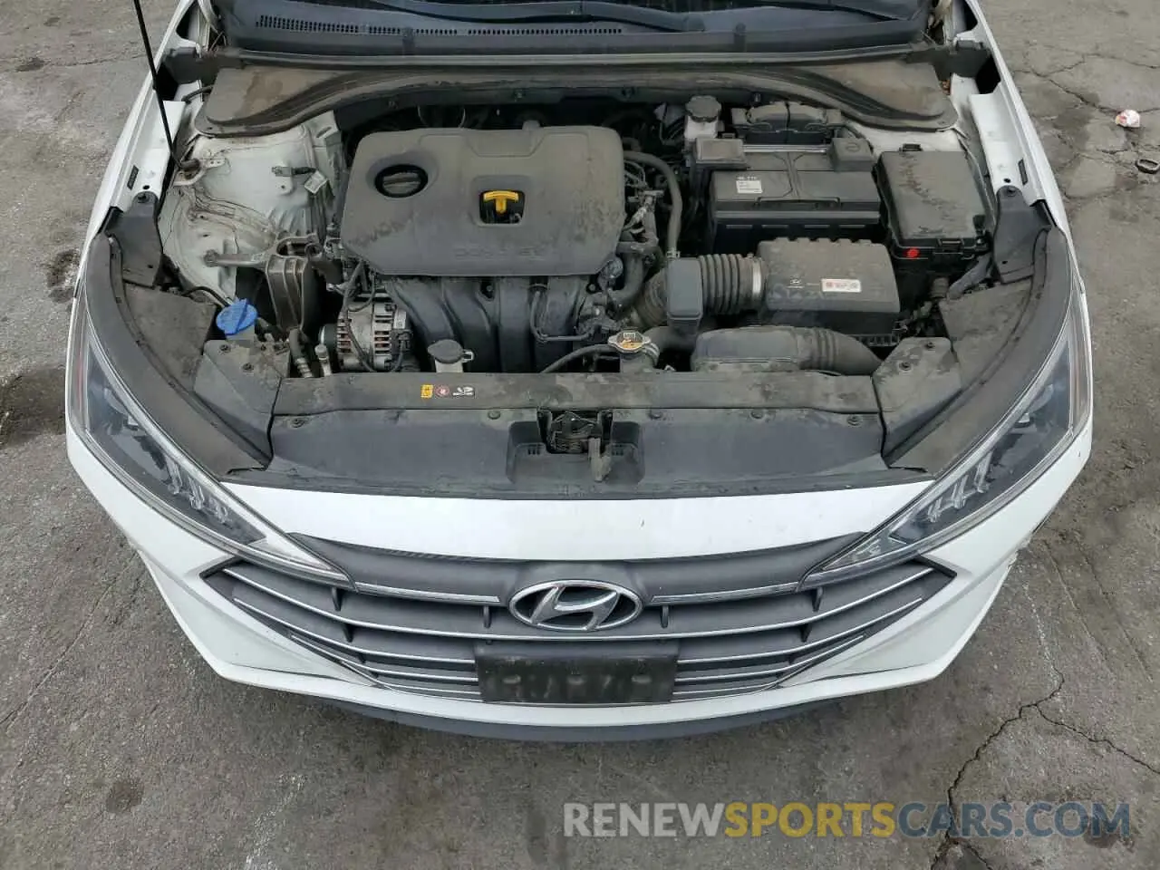 11 fotografías del automóvil dañado 5NPD74LF5KH467358 HYUNDAI ELANTRA 2019