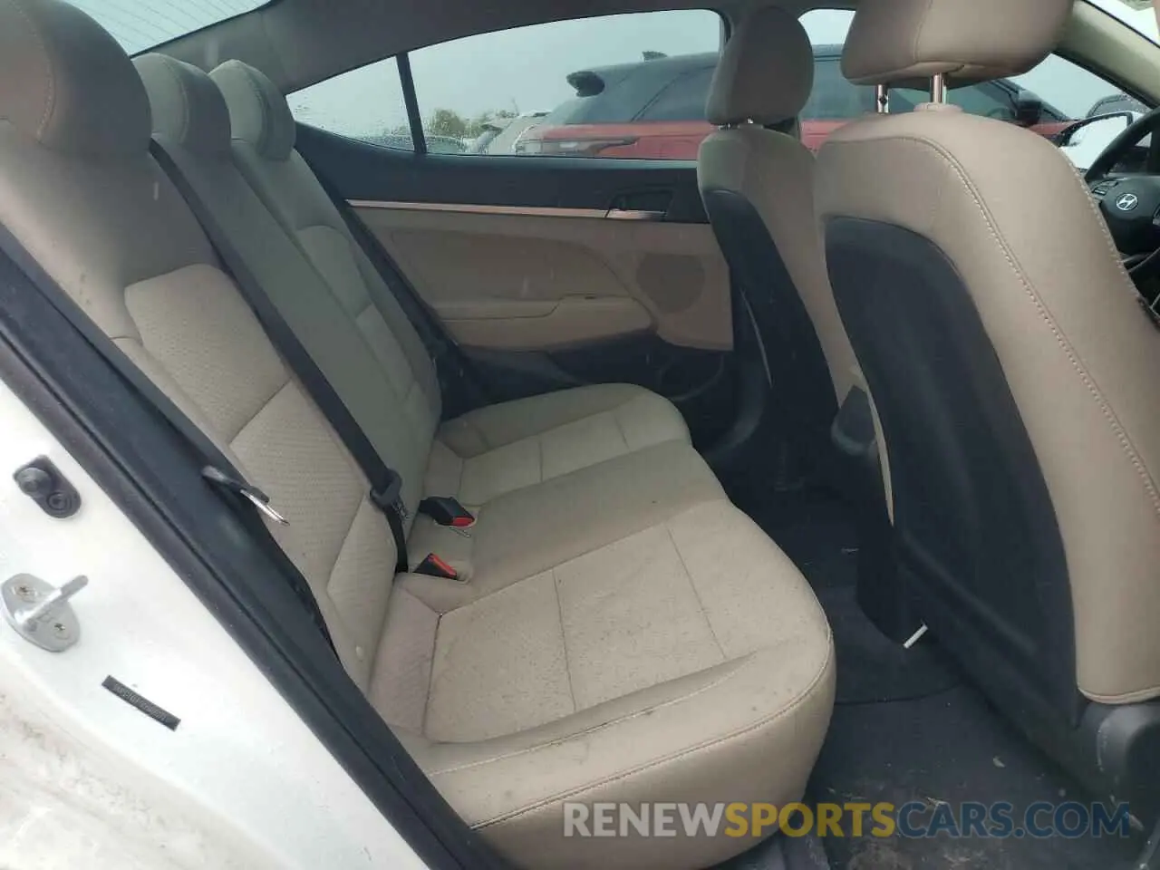 10 fotografías del automóvil dañado 5NPD74LF5KH480272 HYUNDAI ELANTRA 2019