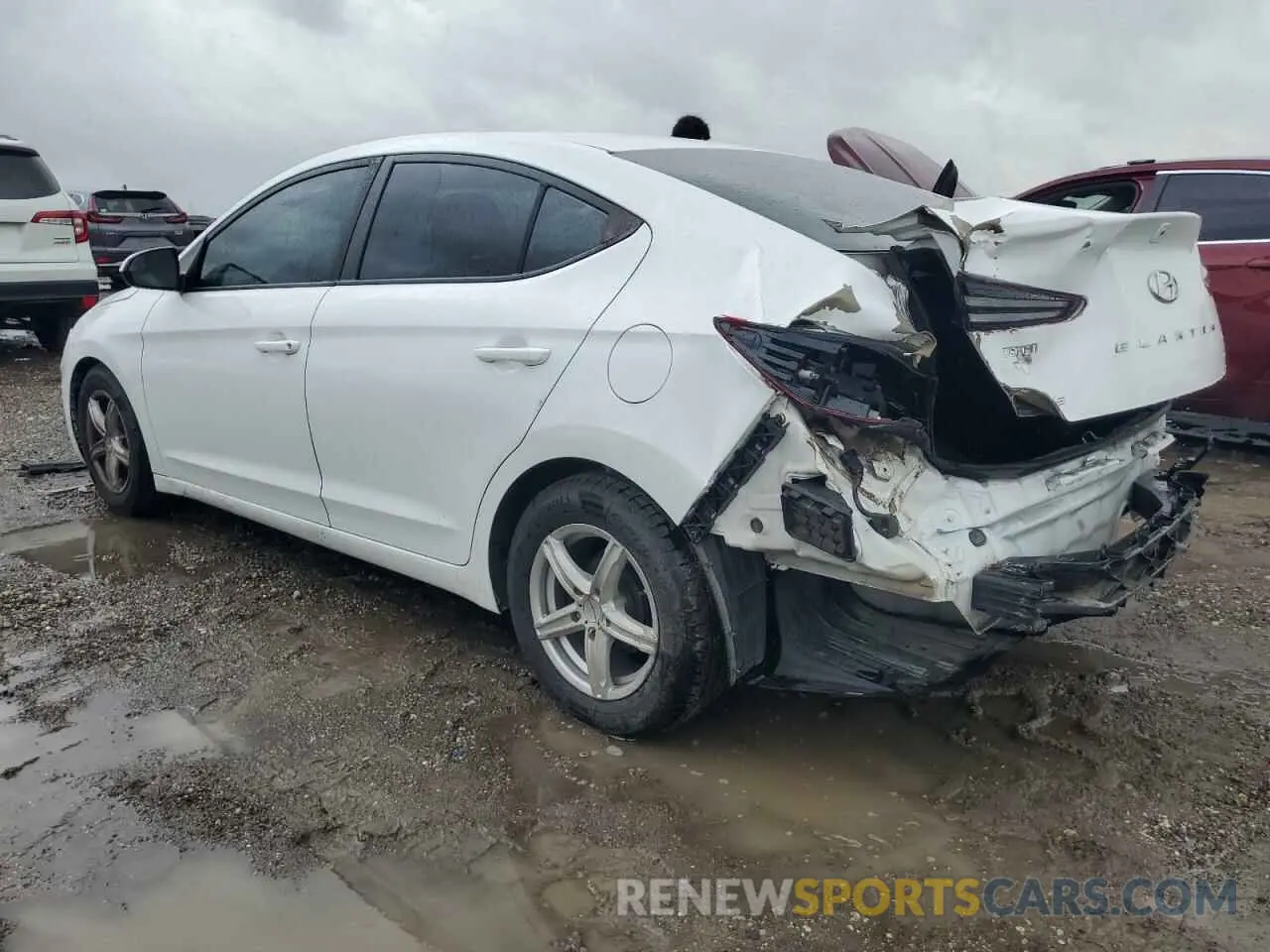 2 fotografías del automóvil dañado 5NPD74LF5KH480272 HYUNDAI ELANTRA 2019