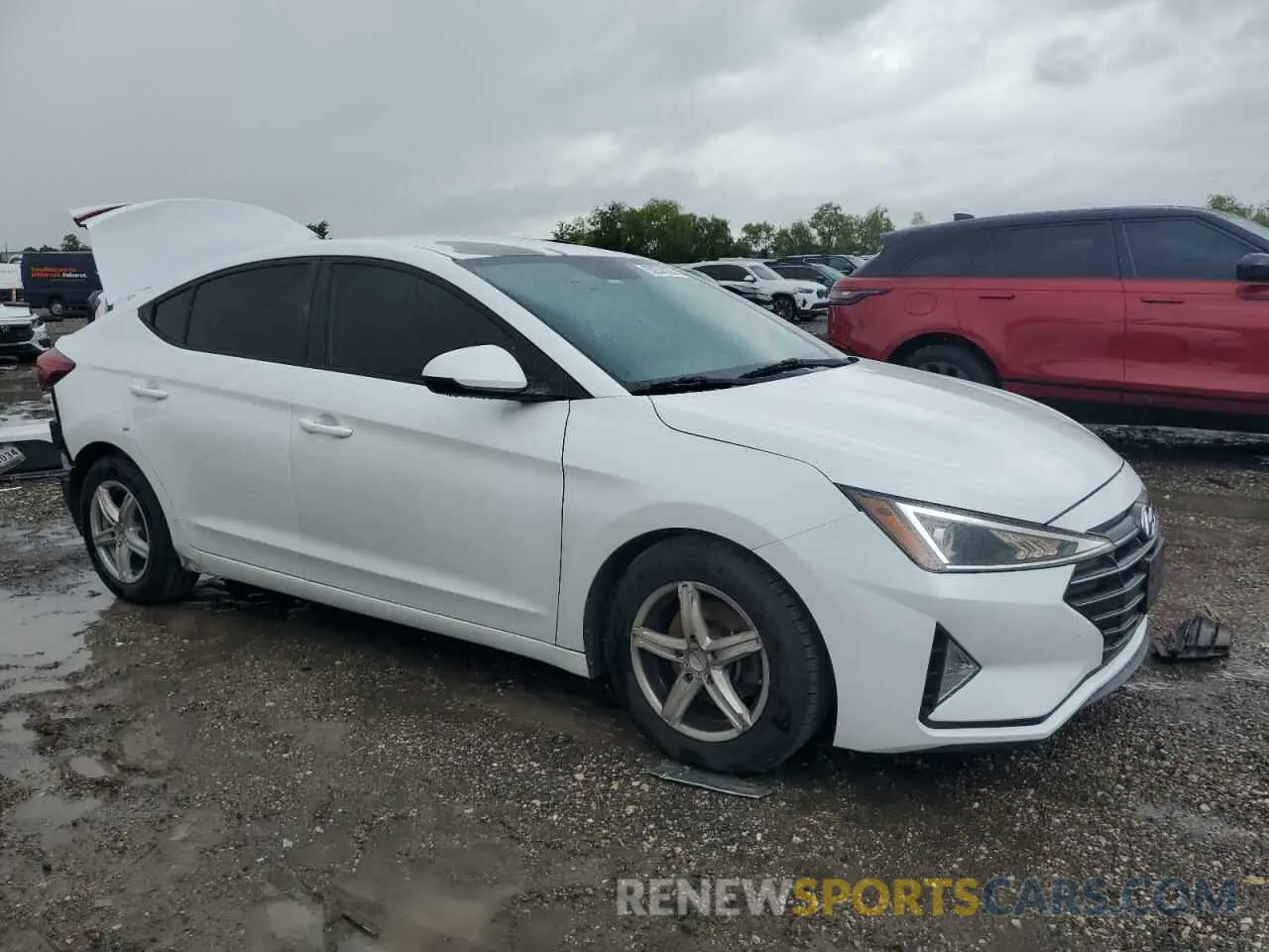 4 fotografías del automóvil dañado 5NPD74LF5KH480272 HYUNDAI ELANTRA 2019