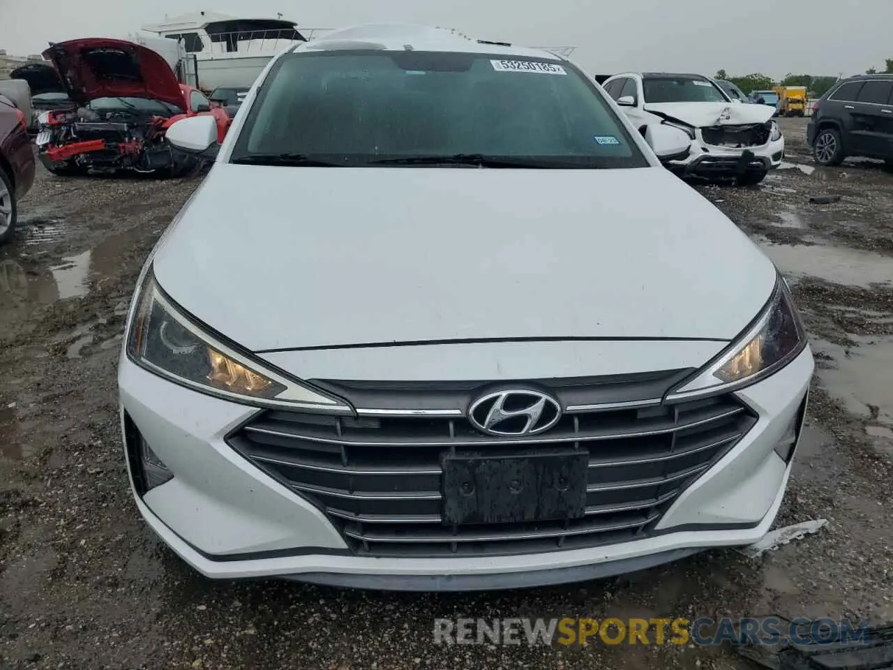 5 fotografías del automóvil dañado 5NPD74LF5KH480272 HYUNDAI ELANTRA 2019