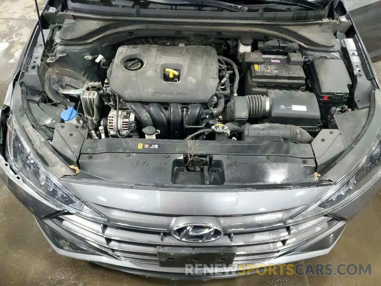 11 fotografías del automóvil dañado 5NPD74LF5KH489537 HYUNDAI ELANTRA 2019