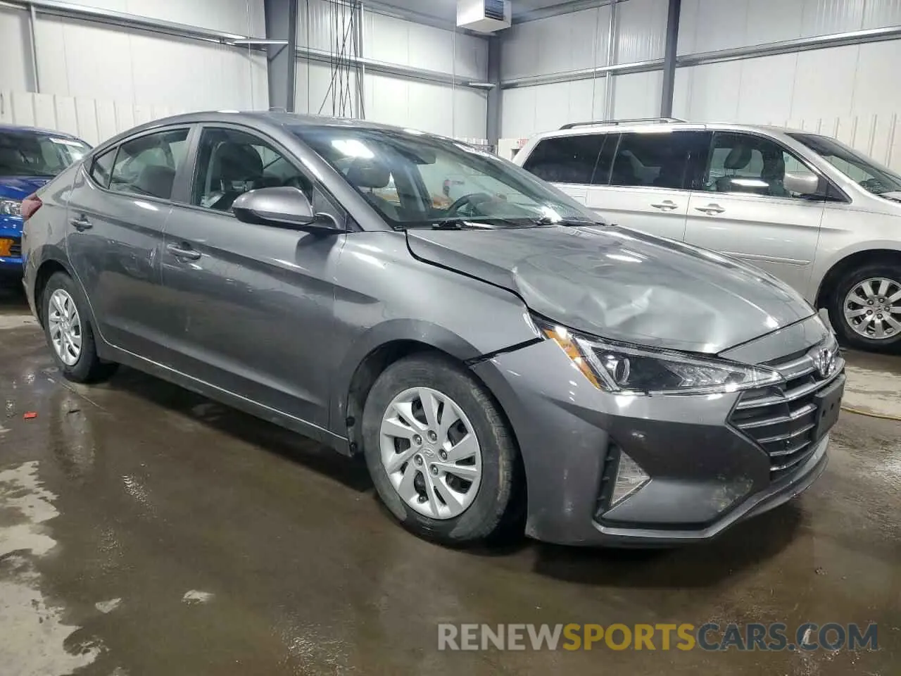 4 fotografías del automóvil dañado 5NPD74LF5KH489537 HYUNDAI ELANTRA 2019